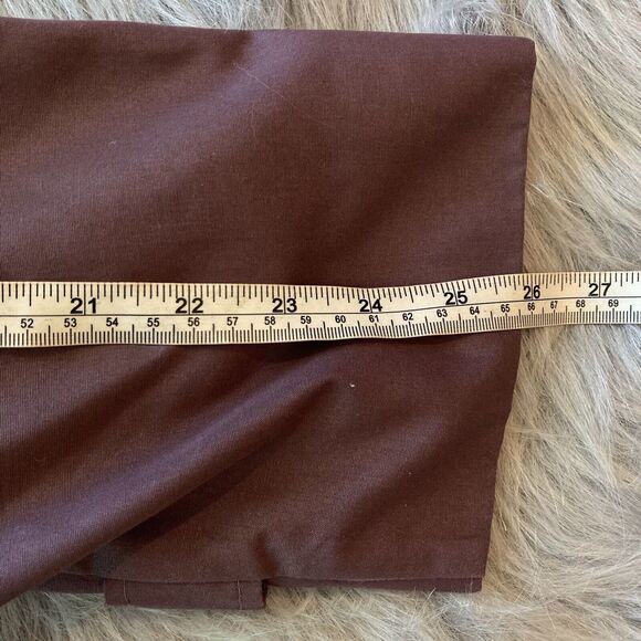 London Fog Coat Sz 12 Trench Tie Waist Belt Long Lined Collared Purple Vintage - Picture 11 of 11